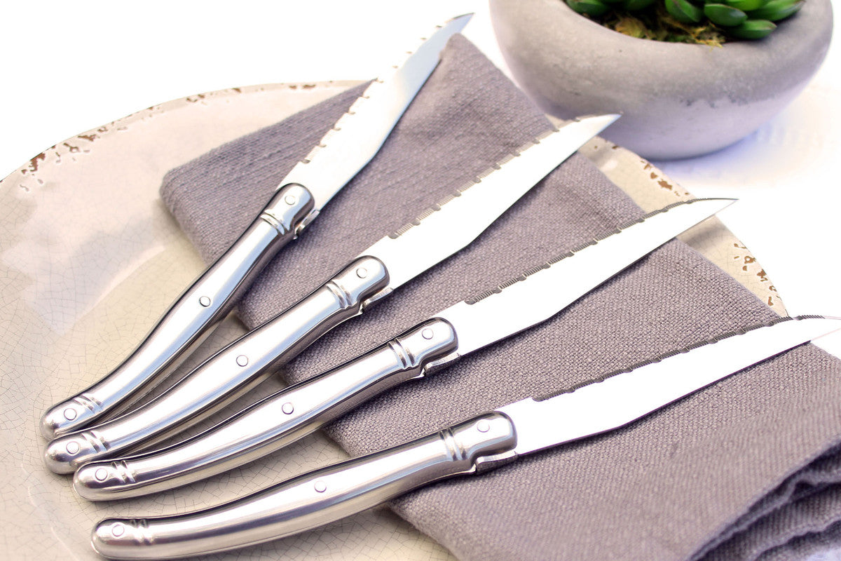 Laguiole Stainless Steel Steak Knives -Set of 4
