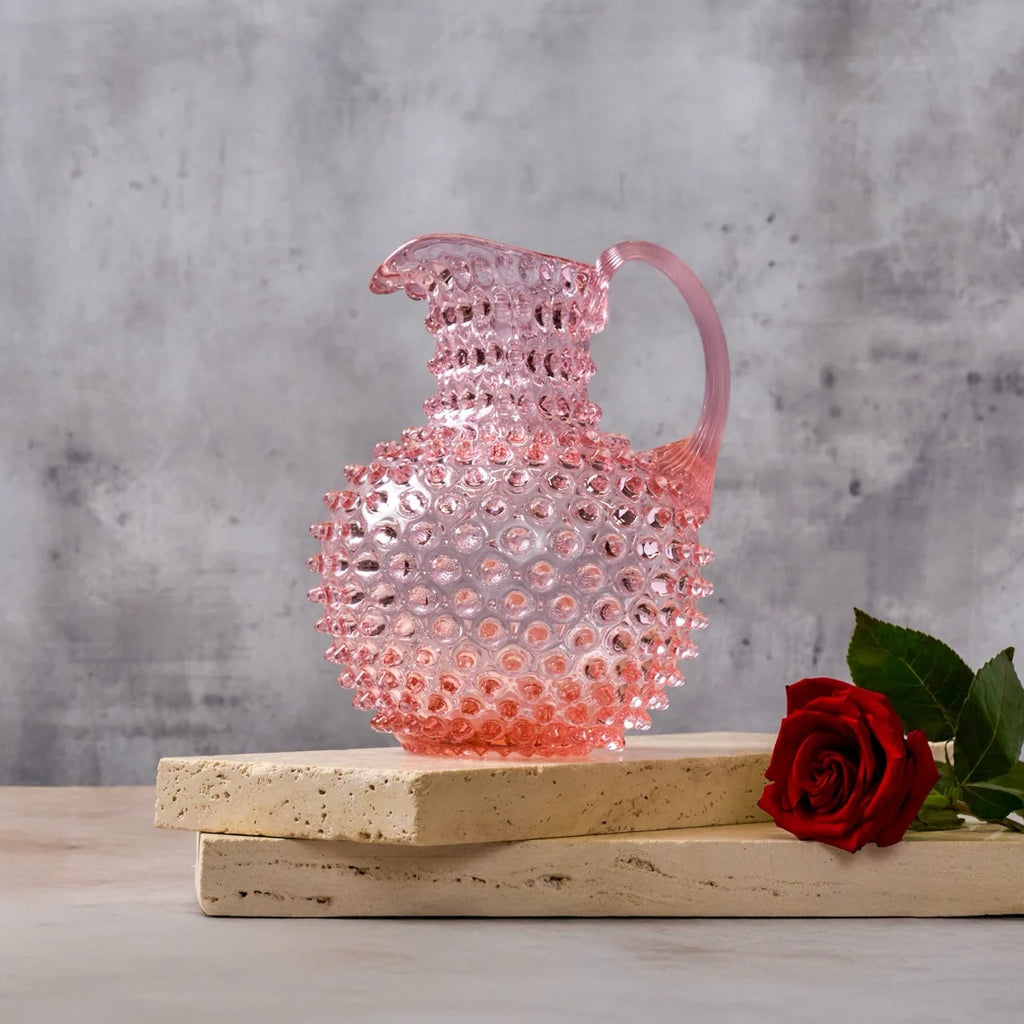 Hobnail Glass Pitcher