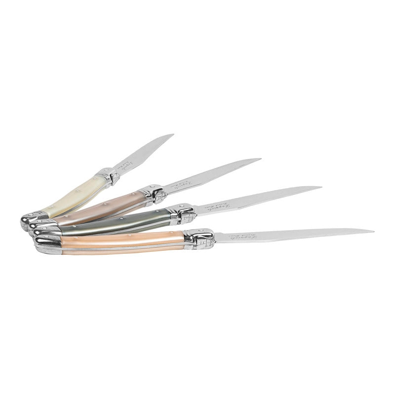 Laguiole Neutral Tones Steak Knives - Set of 4