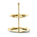 Lilliput Mirrored Gold 2 Tiered Serving Stand