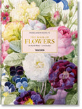 Floral book cover with colorful flowers and 'Taschen' branding