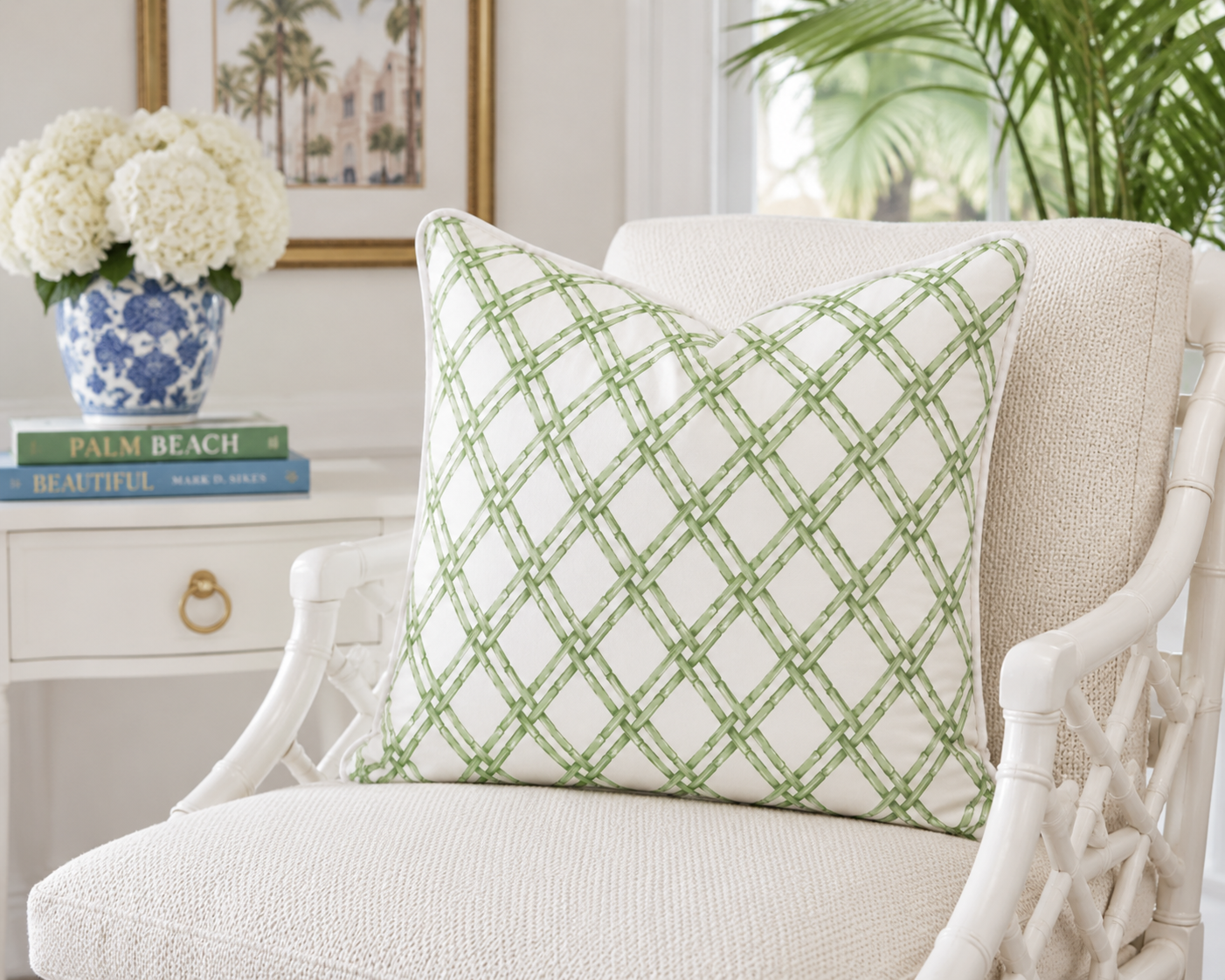 Rebecca Leaf Pillow 22"