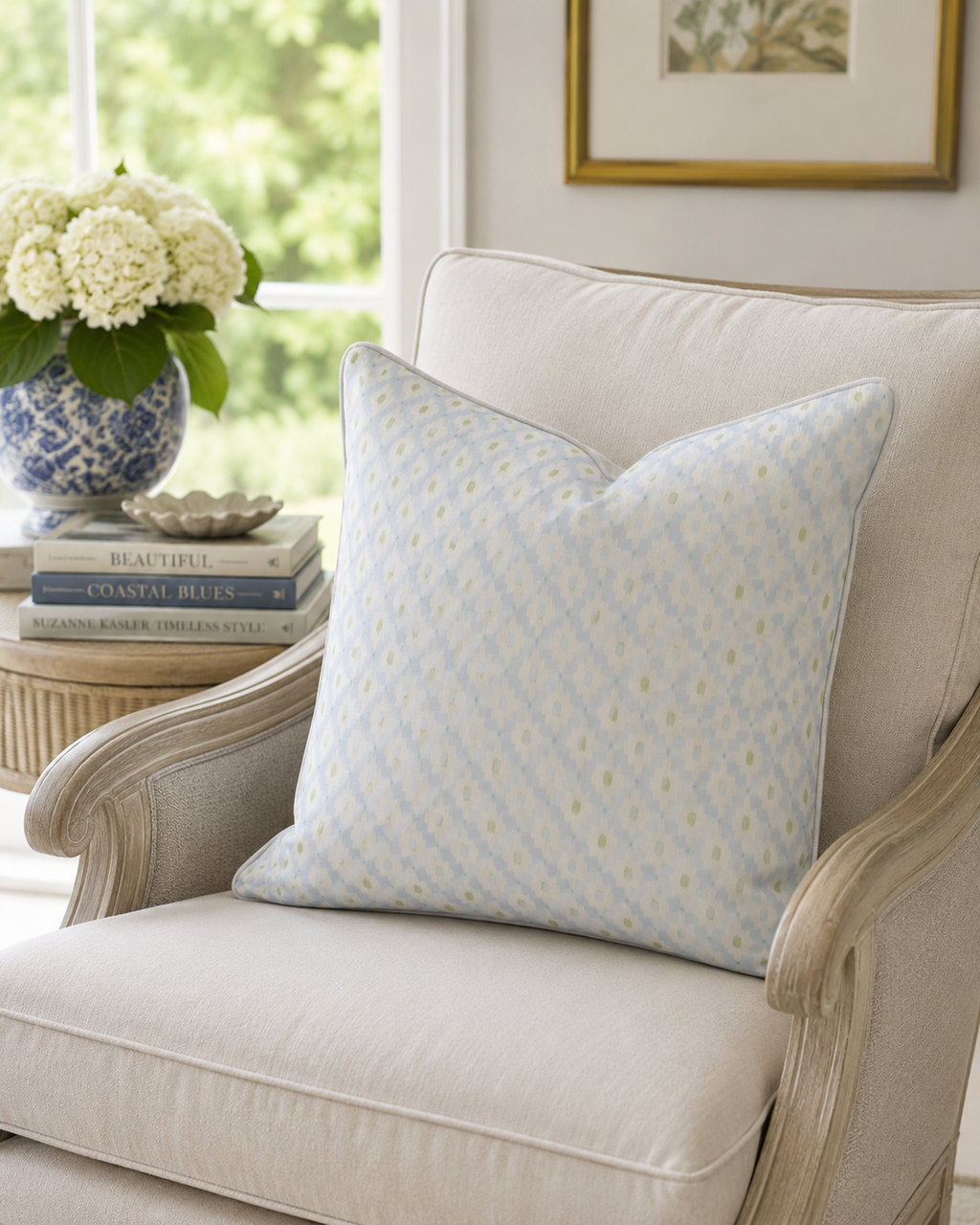 Dottie Pillow in Heron 22"