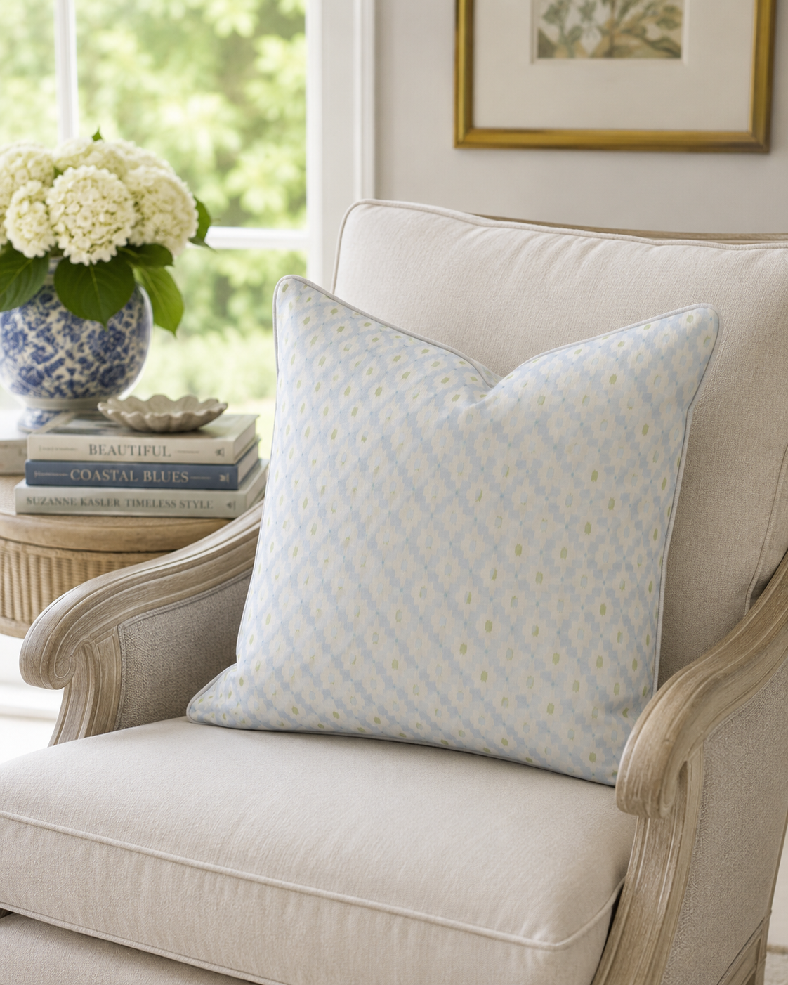 Dottie Pillow in Heron 22"