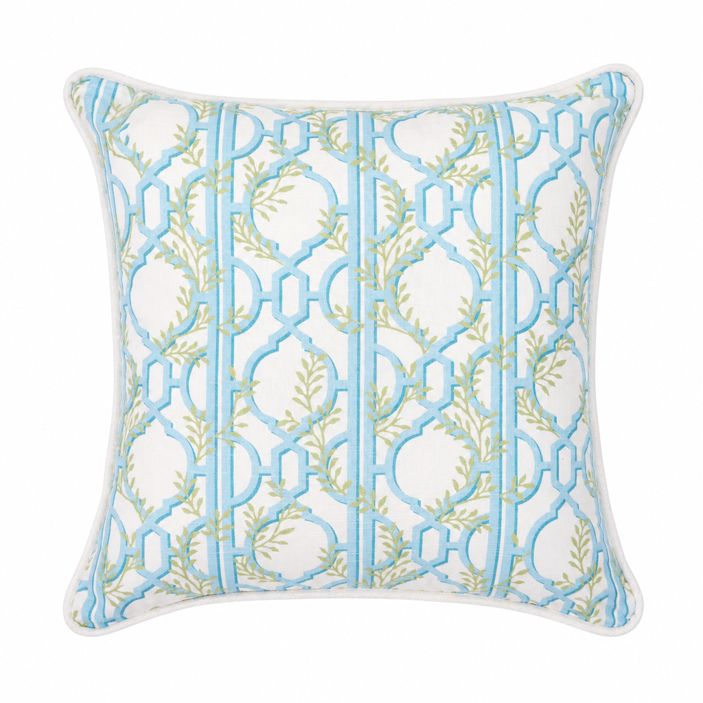 Vivienne Pillow in Baltic 22"