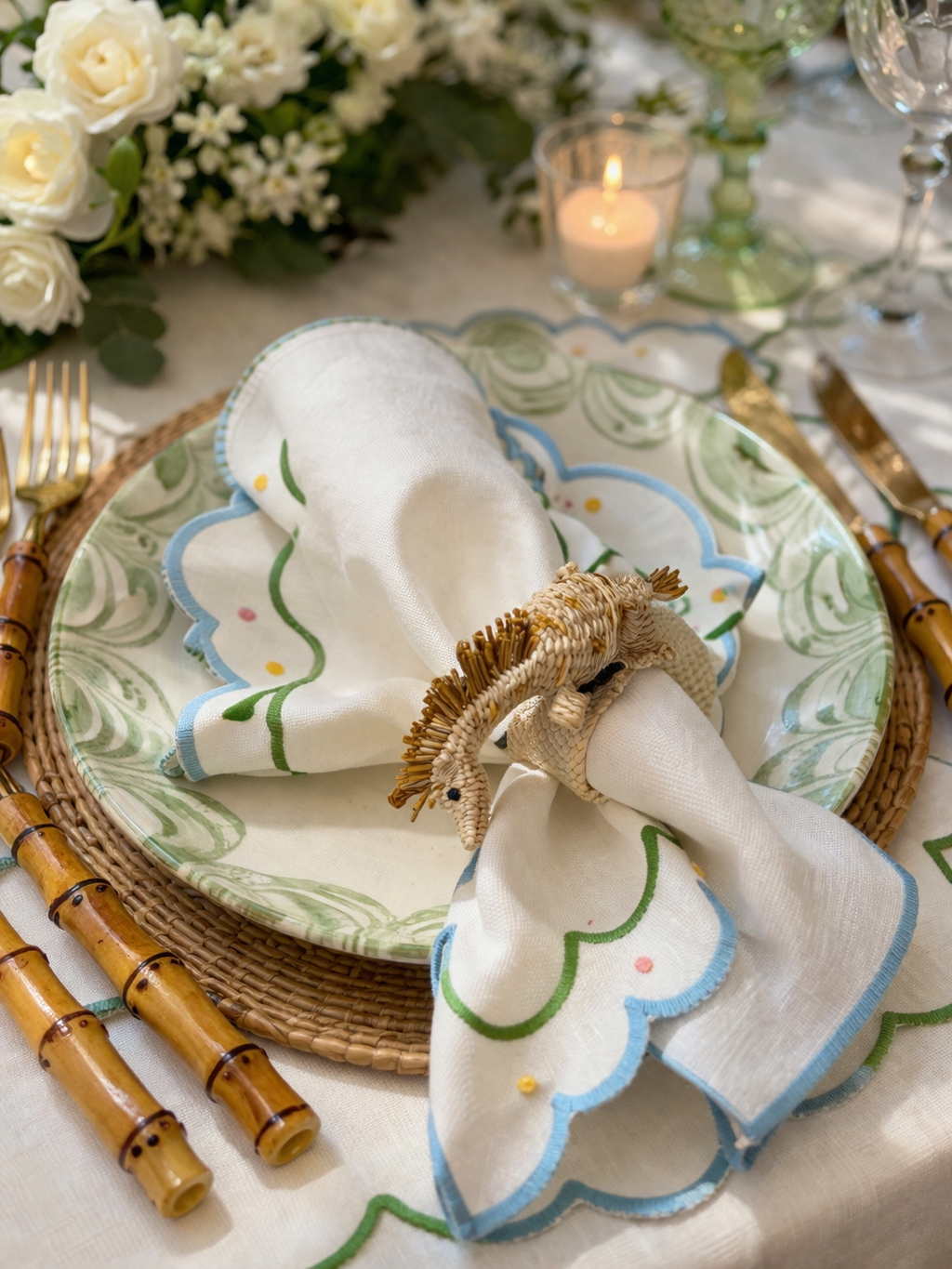 Giraffe Napkin Rings (Set of 4)