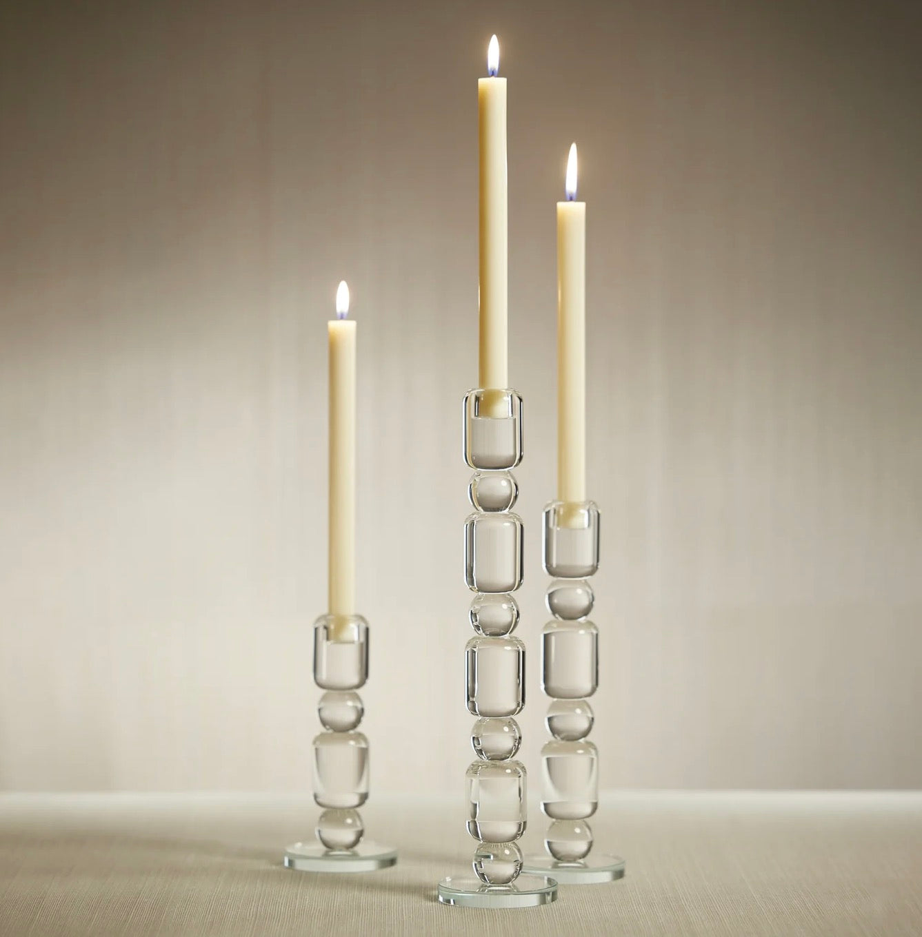 Luisa Crystal Taper Holder 11.5