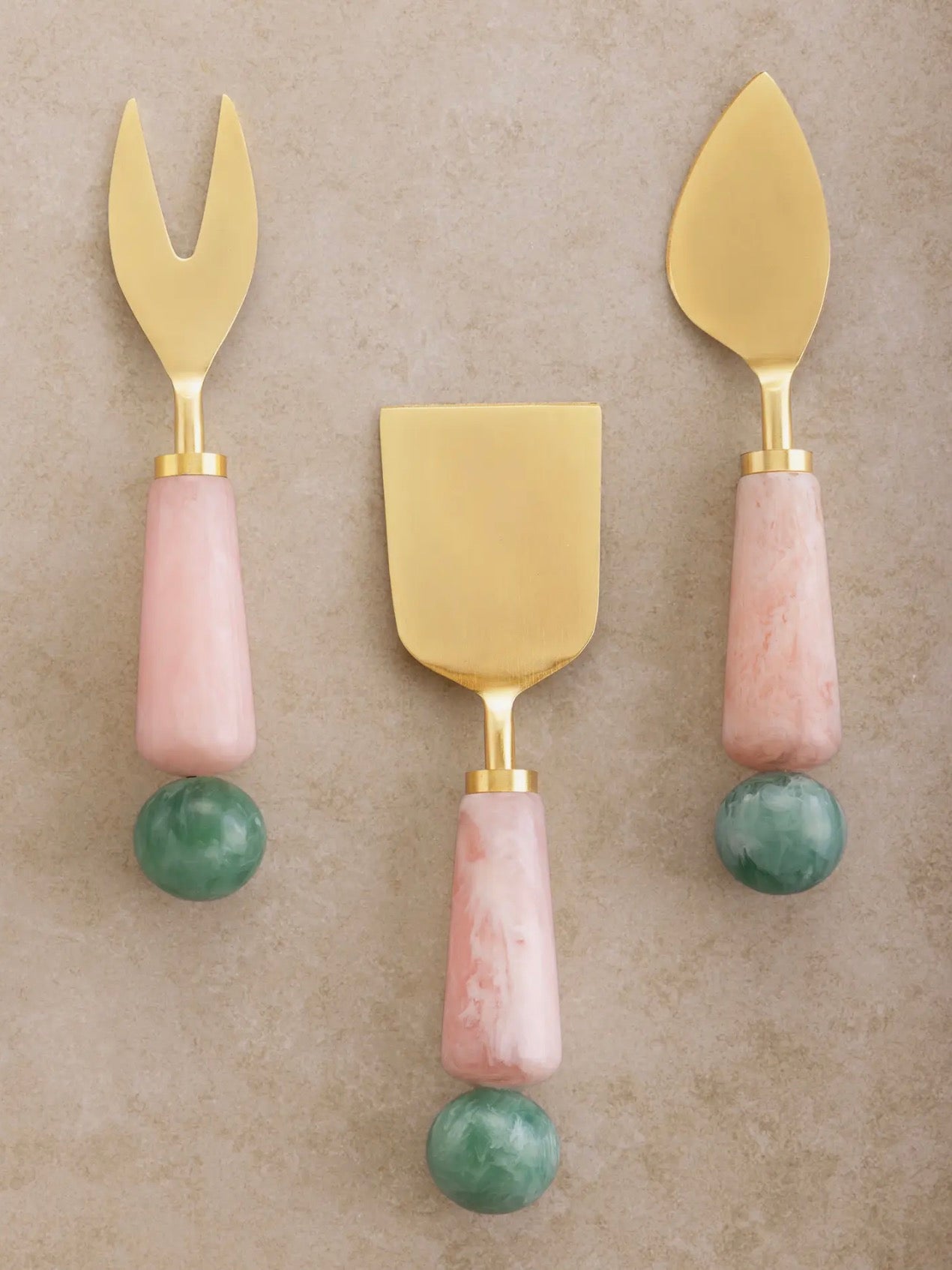 Copenhagen Sculpted Cheese Knives Set