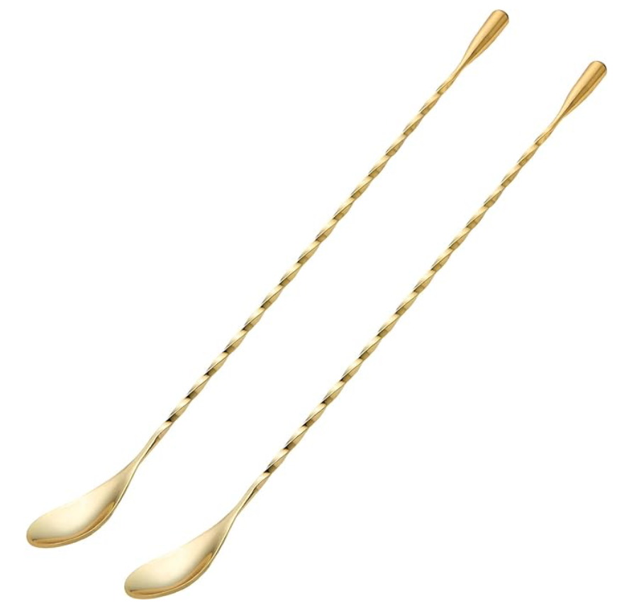 Gold Cocktail Shaker Spoon