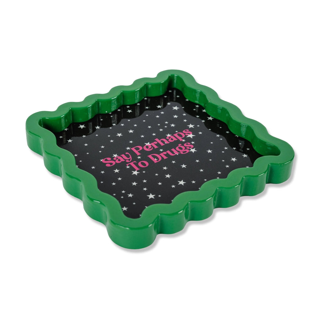 Perhaps To Drugs Lacquer Tray