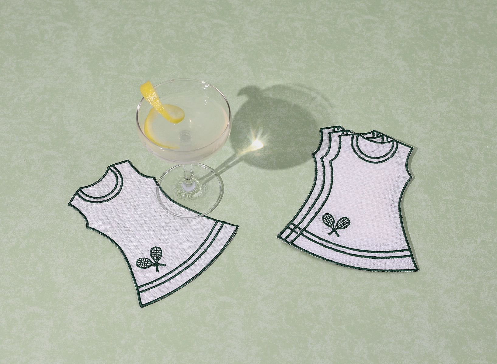 Tennis Dress Cocktail Napkins - set of 4