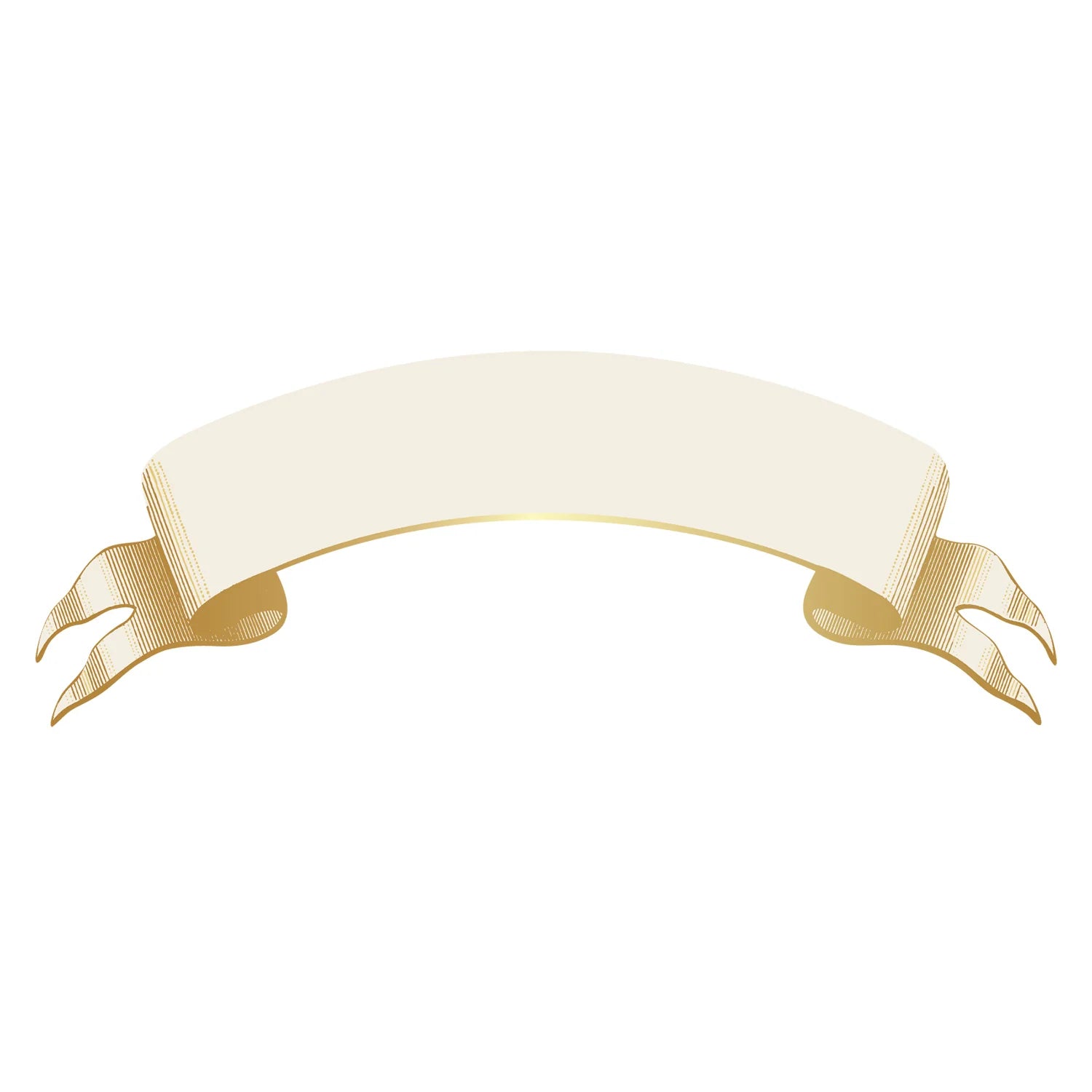 Classic Gold Banner Table Accents (Set of 12)