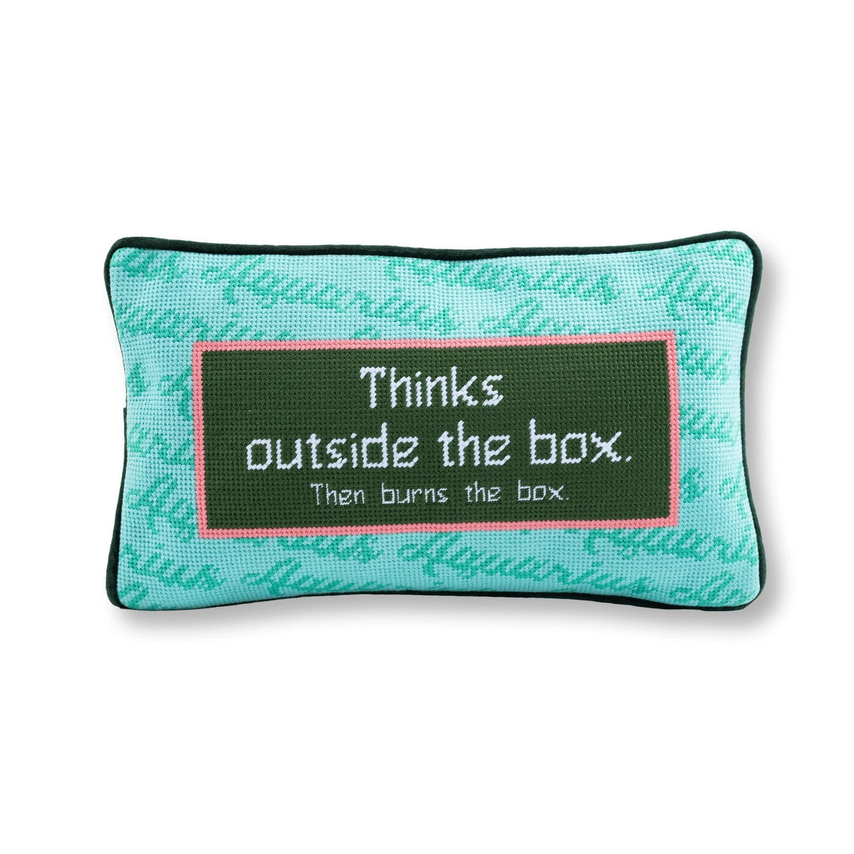 Aquarius Needlepoint Pillow